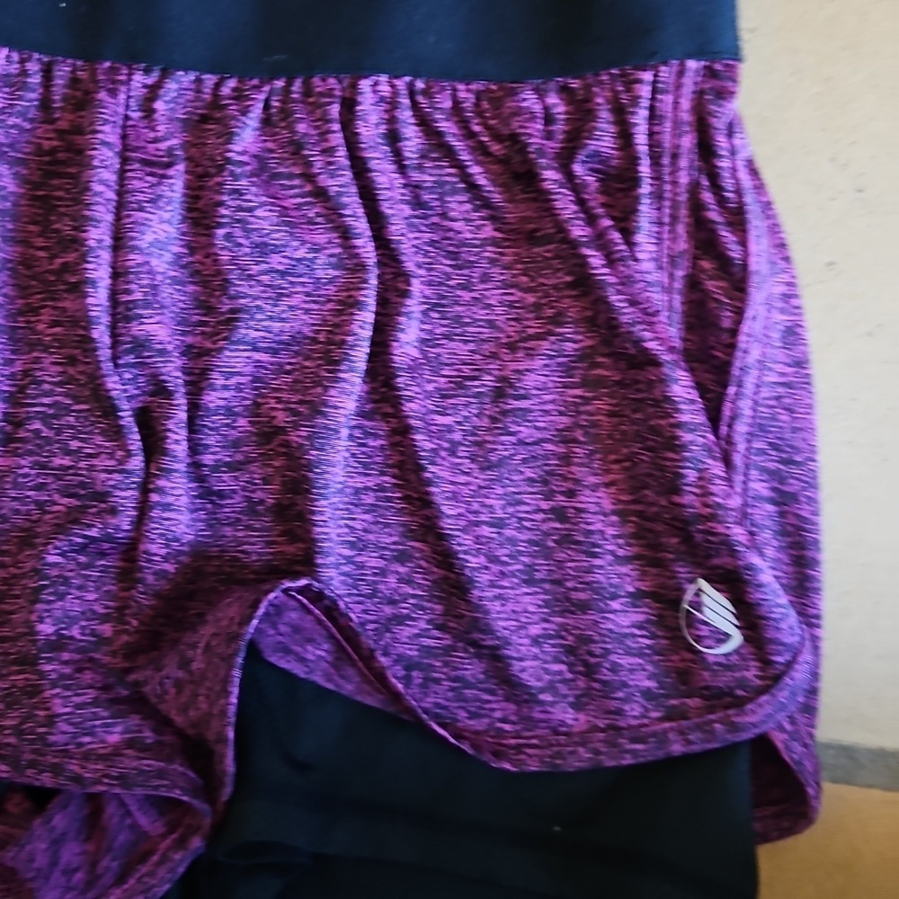Icyzone Womans Athletic Shorts Built In Biker Shorts Size M - Picture 2 of 8